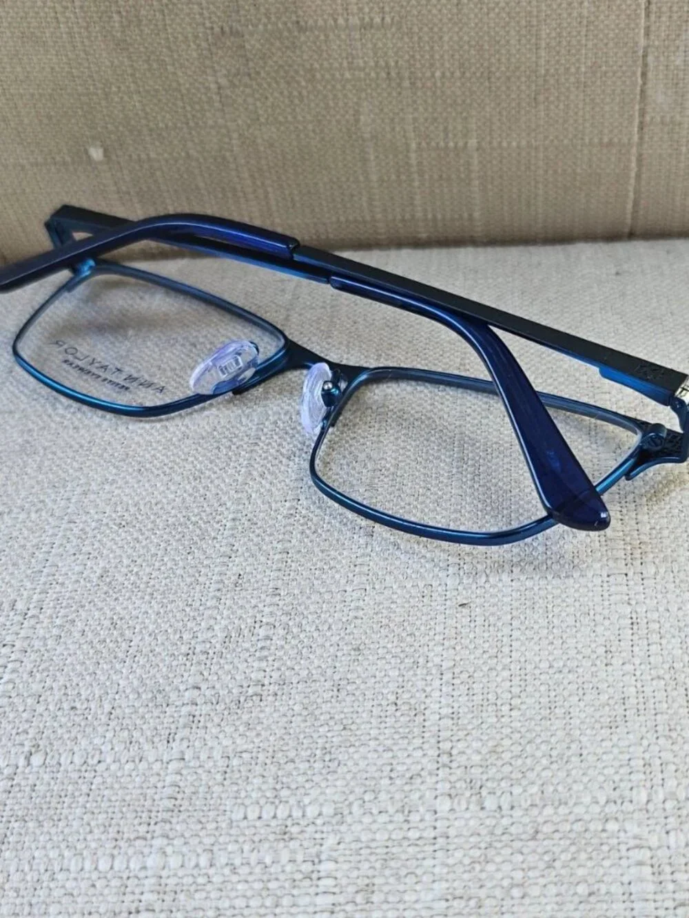Ann Taylor Petite Eyewear Women Glasses Frame Black/Blue Tone ATP709 Eyeglasses